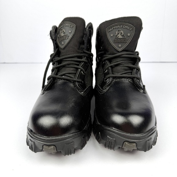 Rocky Alpha Force Boots Mens Size‎ 3.5 W Black 6 Inch Waterproof Leather 2167 Rocky Alpha Force Waterproof Public Service Boot – Rocky Boots main image 3